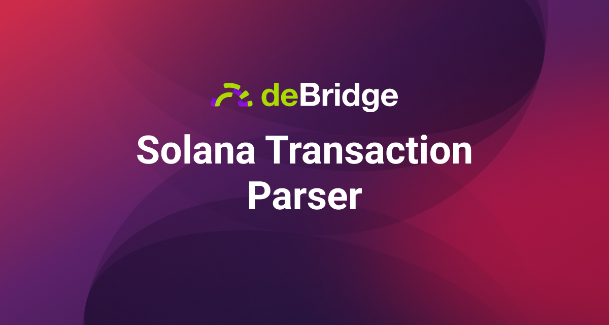 Open-sourcing the Solana Transaction Parser