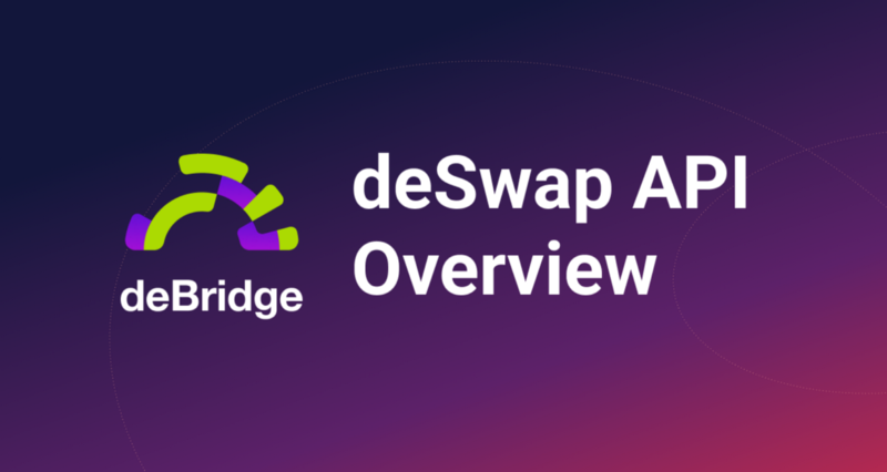 deSwap API: Decentralized Cross-Chain Swaps for Protocols and Applications