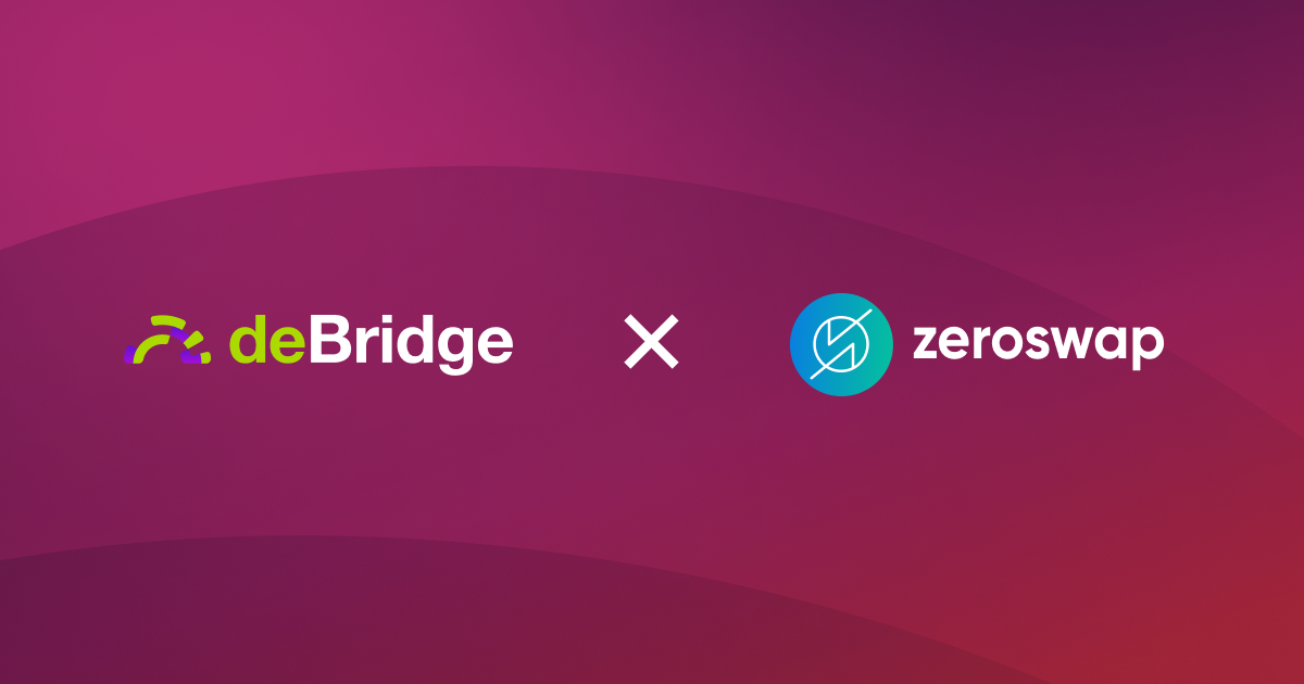ZeroSwap integrates deSwap API for gasless cross-chain trading
