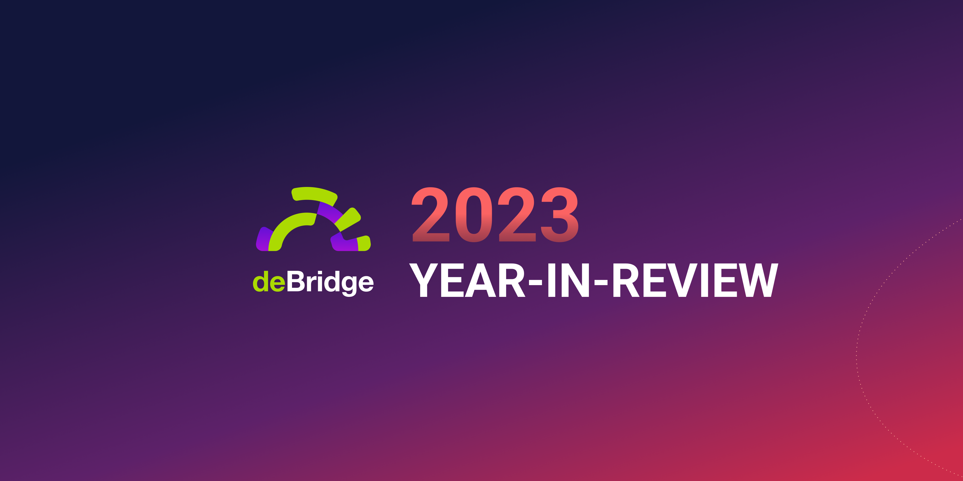 deBridge Year in Review 2023