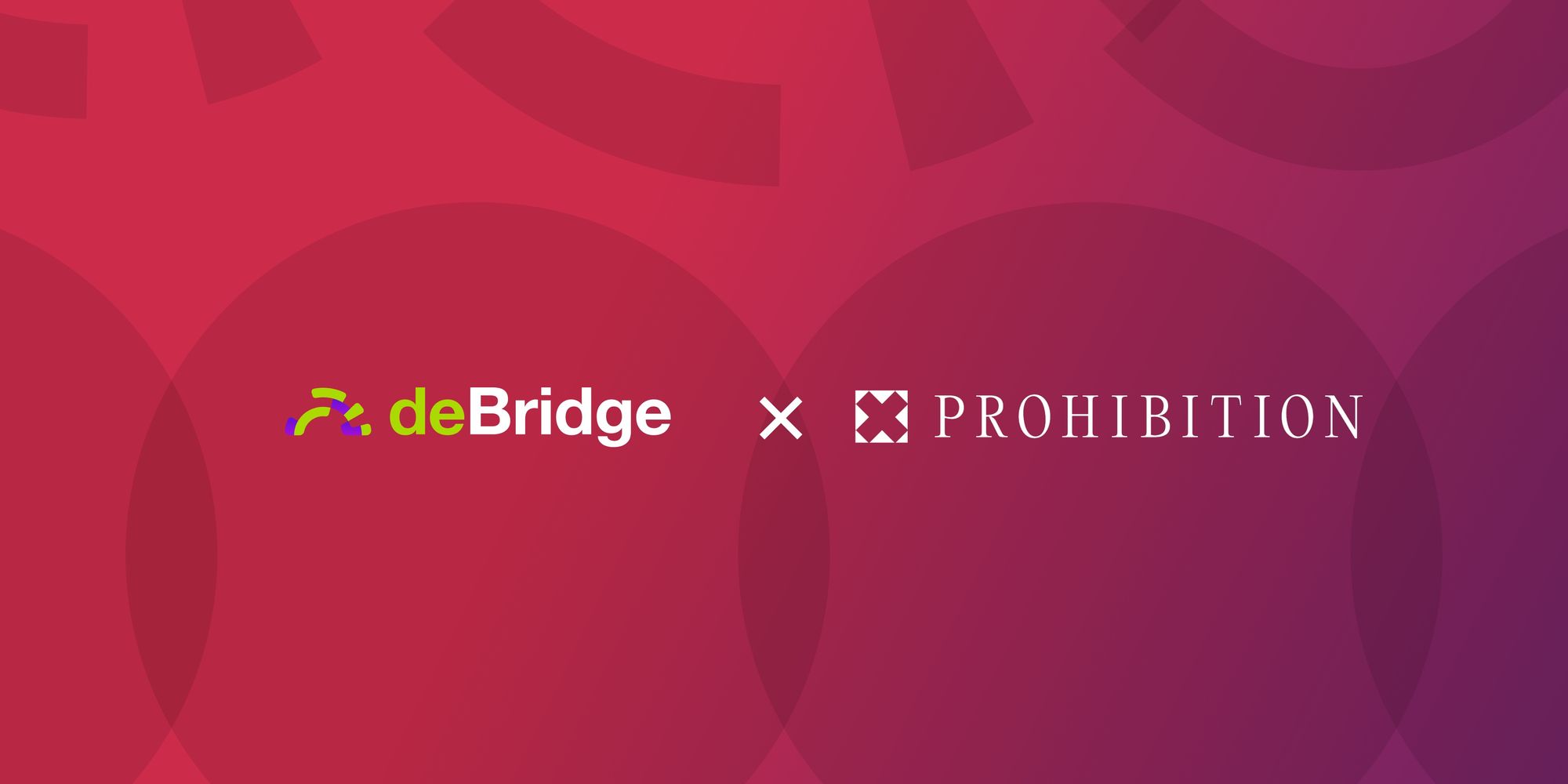 Prohibition Art Integrates deBridge Widget for a plug-and-play cross-chain solution