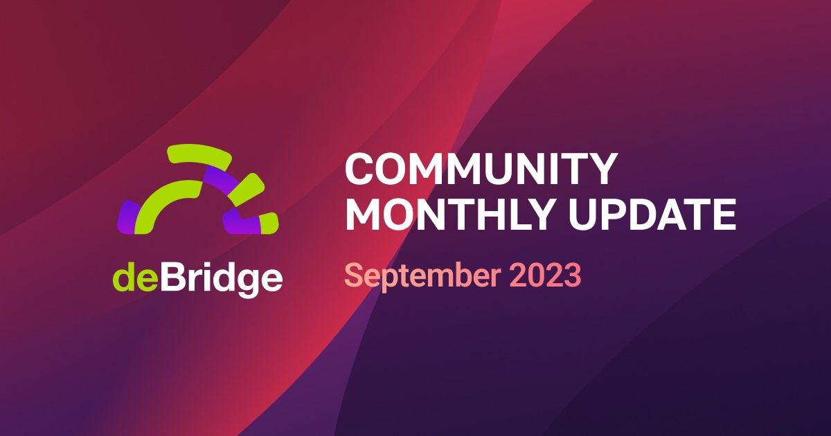 deBridge September Update