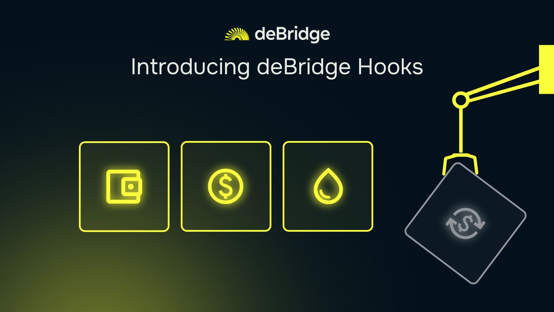 Introducing deBridge Hooks for real-time data transfer anywhere in DeFi