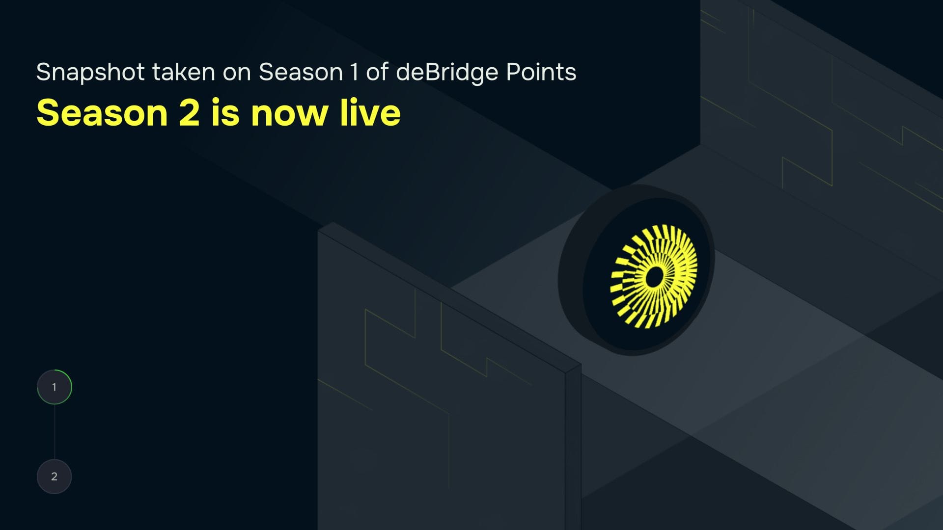 Snapshot taken on Season 1 deBridge Points