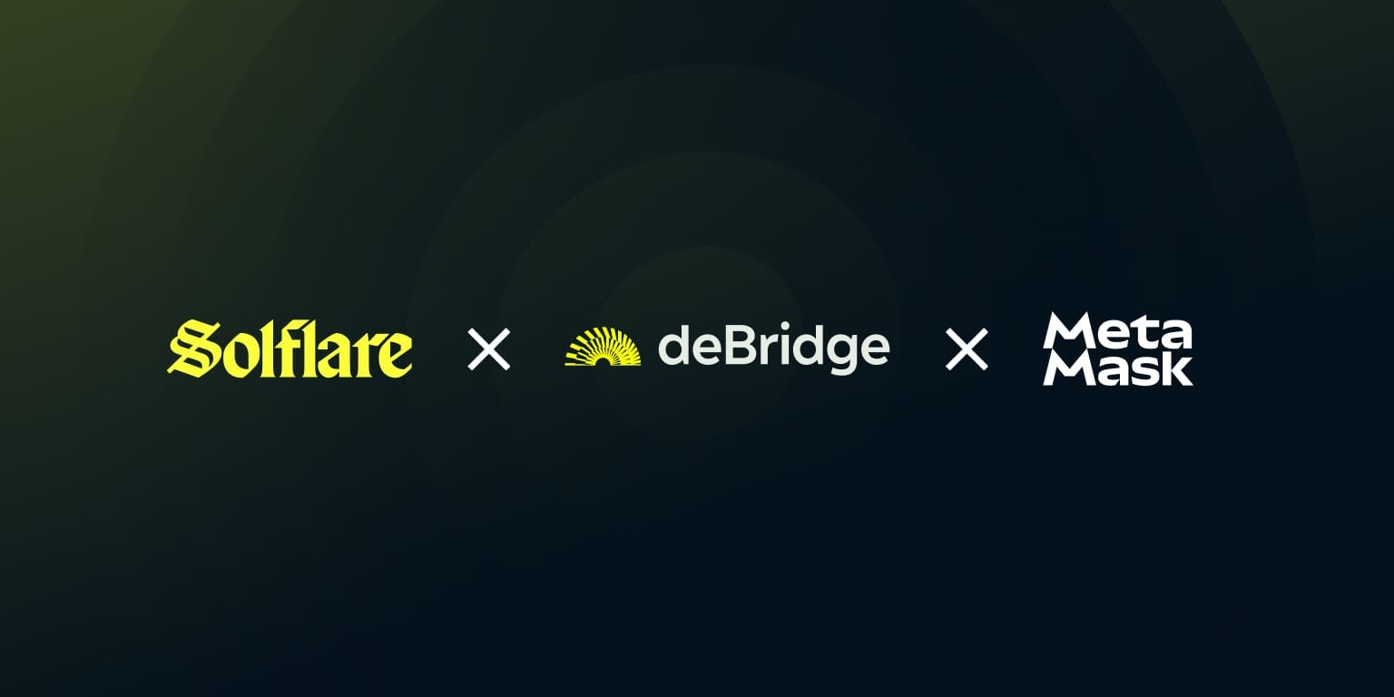Solflare x deBridge x MetaMask