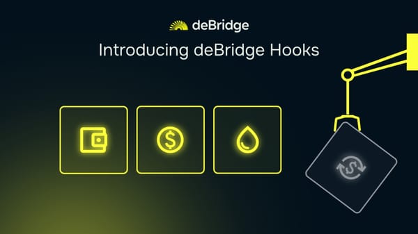 deBridge Hooks for data transfer