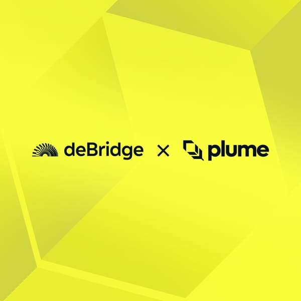 Plume is live on deBridge