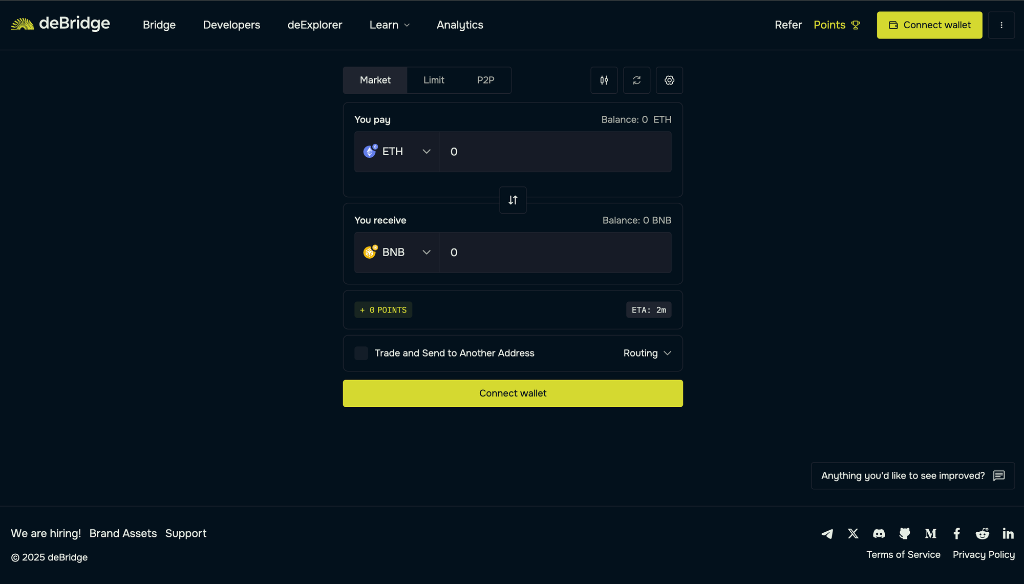 deBridge UI
