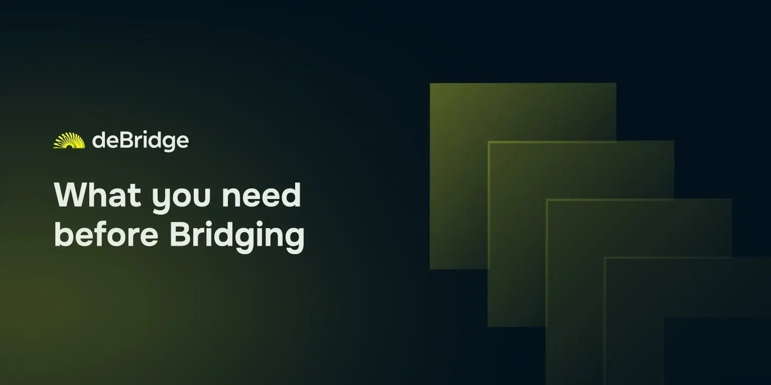 What you need before Bridging
